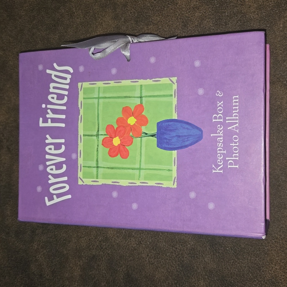 Purple Forever Friends Keepsake Box & Photo Album